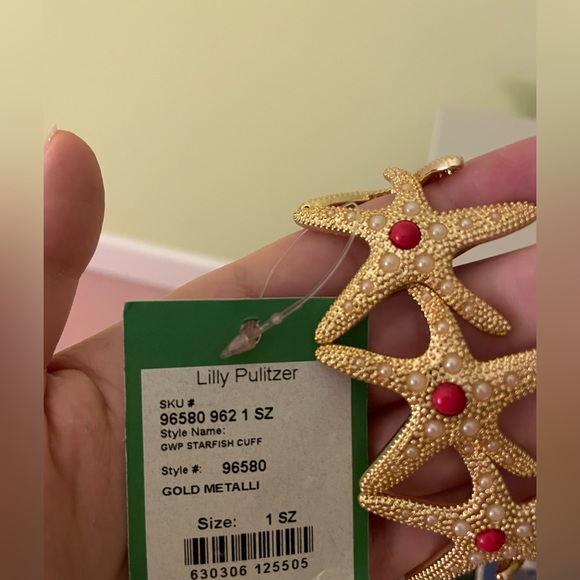 NWT Lilly Pulitzer Starfish Cuff Bracelet ⭐️ - Picture 7 of 9